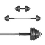 REBEL ACTIVE manubri regolabili in custodia 30 kg con bilanciere