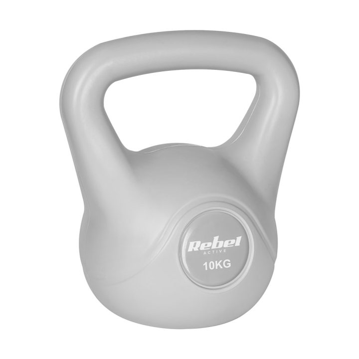 REBEL ACTIVE kettlebell grigio bituminoso 10 kg