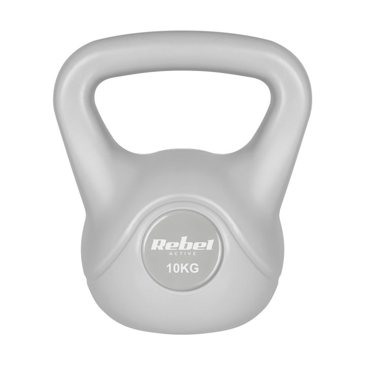 REBEL ACTIVE kettlebell grigio bituminoso 10 kg