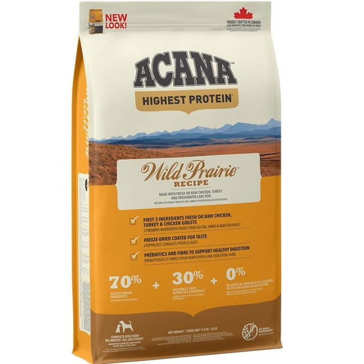 ACANA Highest protein Wild Prairie Dog - cibo secco per cani - 11 4kg