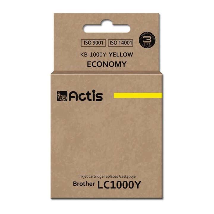 Actis KB-1000Y Inchiostro (ricambio per Brother LC1000Y/LC970Y Standard 36 ml giallo)