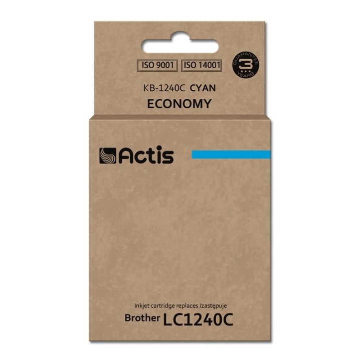 Actis KB-1240C Inchiostro (ricambio per Brother LC1240C/LC1220C Standard 19 ml ciano)
