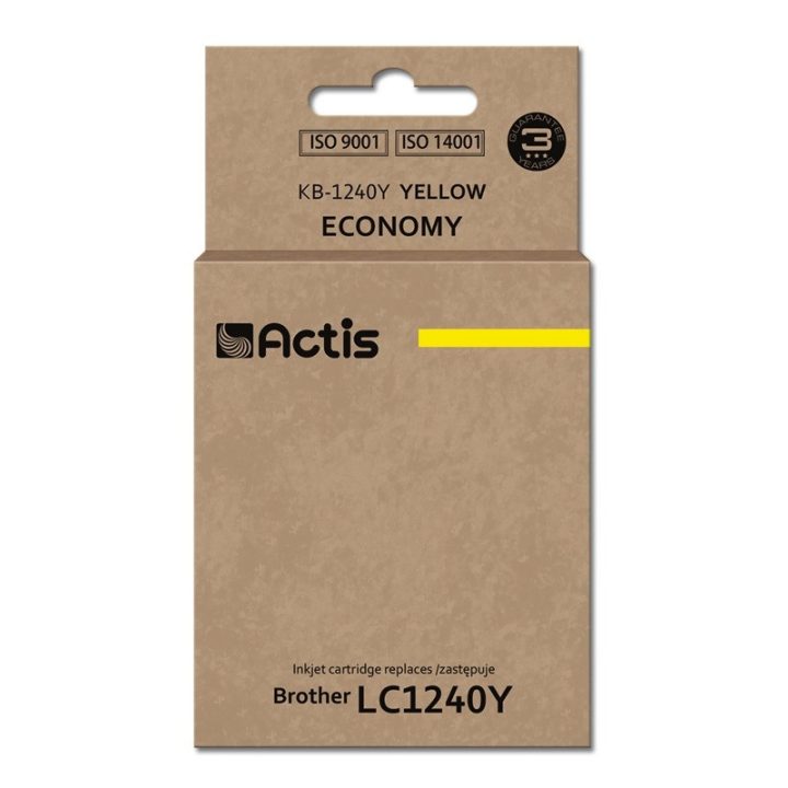 Actis KB-1240Y Inchiostro (ricambio per Brother LC1240Y/LC1220Y Standard 19 ml giallo)