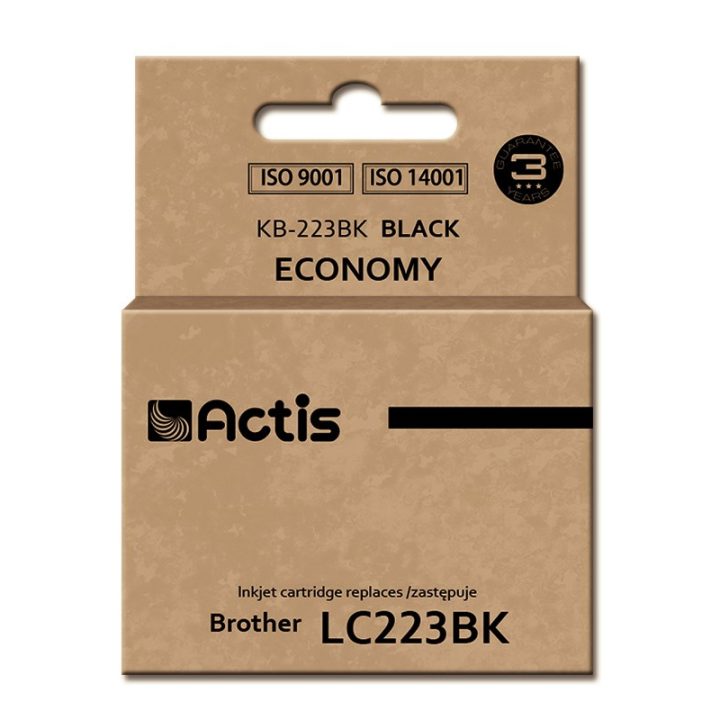 Actis KB-223BK Inchiostro (sostituzione per Brother LC223BK Standard 16 ml nero)