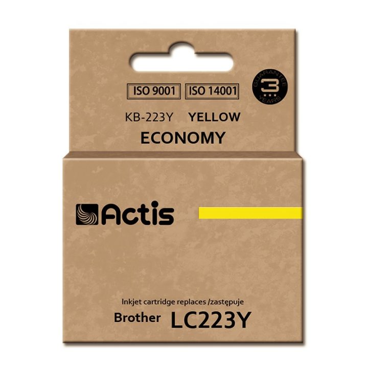 Actis KB-223Y Inchiostro (sostituzione per Brother LC223Y Standard 10 ml giallo)