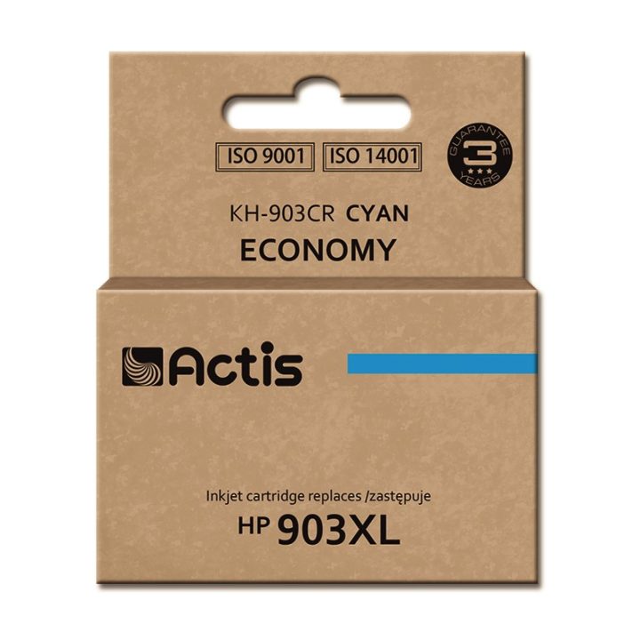 Actis KH-903CR inchiostro (ricambio per HP 903XL T6M03AE Standard 12 ml ciano) - Chip nuovo