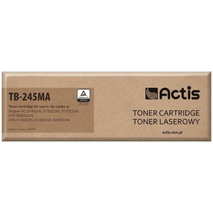 Actis TB-245MA Toner (ricambio per Brother TN-245M Standard 2200 pagine magenta)