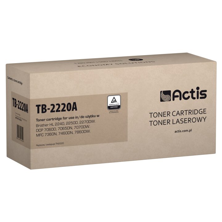 Actis TB-2220A Toner (ricambio per Brother TN2220 Standard 2600 pagine nero)