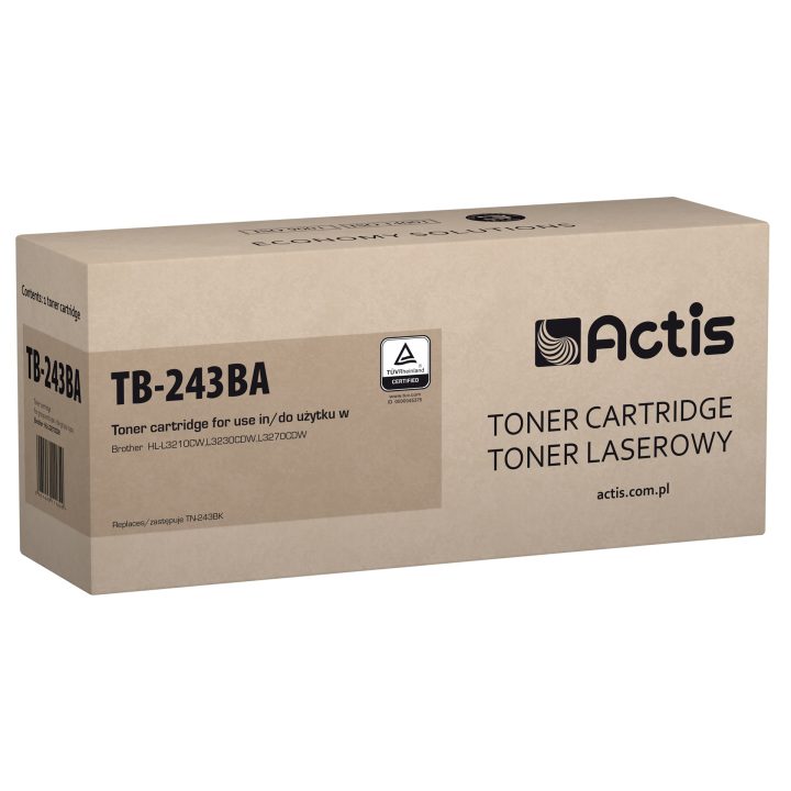 Actis TB-243BA Toner (sostituzione per Brother TN-243BK Standard 1000 pagine nero)