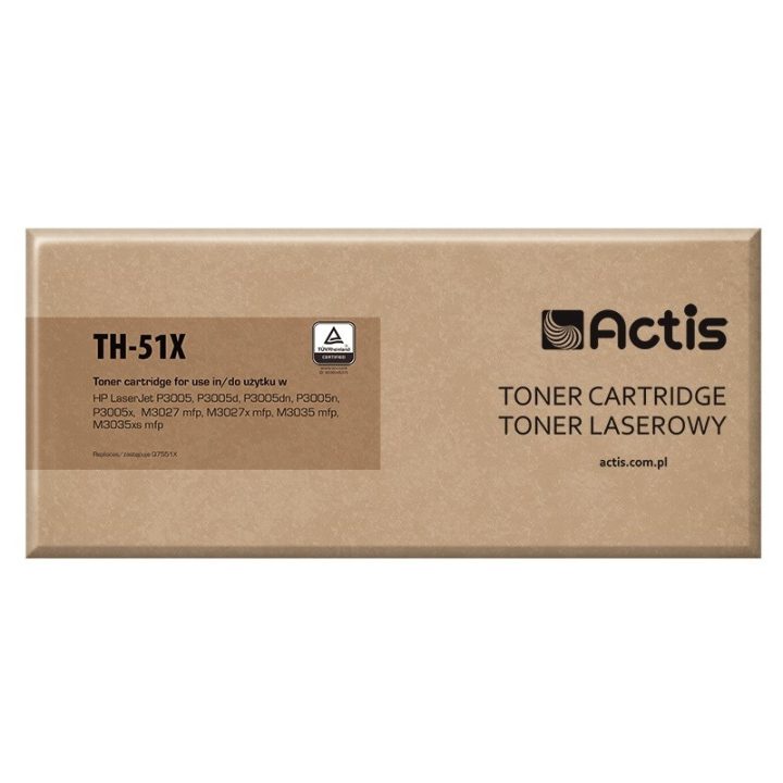 Actis TH-51X toner (sostituzione per HP 51X Q7551X Standard 13.000 pagine nero)