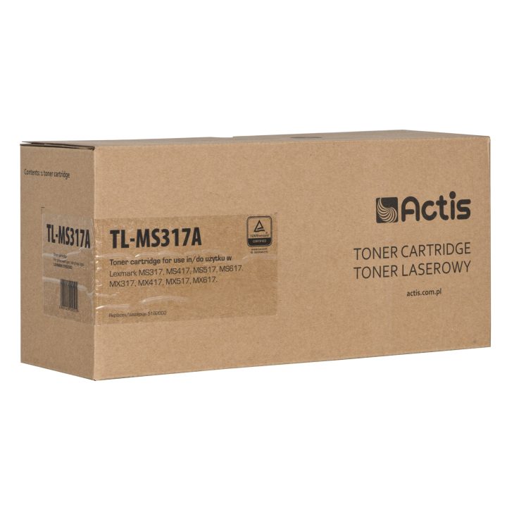 Actis TL-MS317A Toner (sostituzione per Lexmark 51B2000 Standard 2500 pagine nero)
