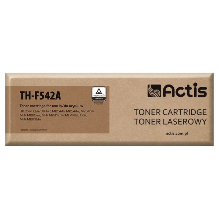Actis TH-F542A toner (ricambio per HP 203A HP203A CF542A Standard 1300 pagine giallo)