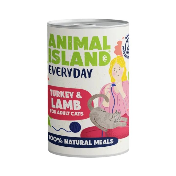 ANIMAL ISLAND Everyday Tacchino e agnello - cibo umido per gatti - 400g