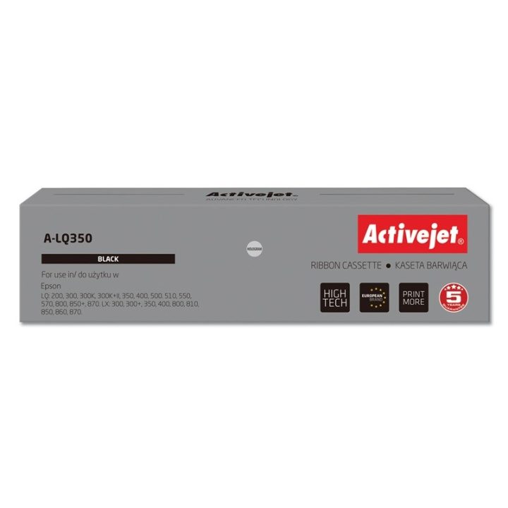Activejet A-LQ350 Nastro inchiostrato (ricambio per Epson S015633 Supreme 2.500.000 caratteri nero)