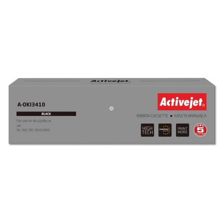 Activejet A-OKI3410 Nastro inchiostro (ricambio per OKI 9002308 Supreme 10.000.000 caratteri nero)
