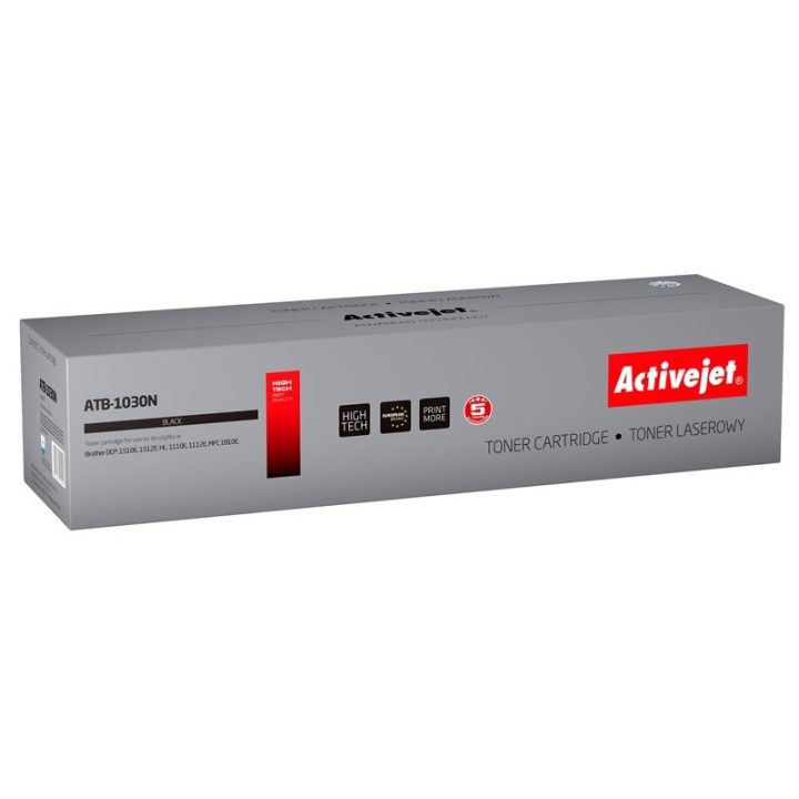 Activejet ATB-1030N Toner (sostituzione Brother TN-1030 TN-1050 TN1030 TN1050 Supreme 1000 pagine nero)