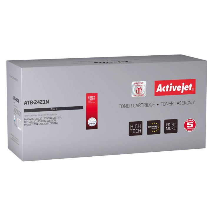 Activejet ATB-2421N Toner (sostituzione per Brother TN-2421 Supreme 3000 pagine nero)