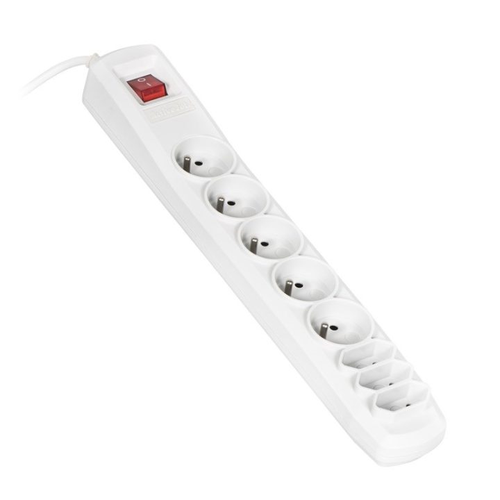 Activejet APN-8G/1 5M-GR Ciabatta con cavo