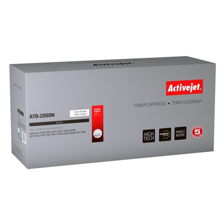 Activejet ATB-2000N Toner (sostitutivo per Brother TN-2000/TN-2005 Supreme 2500 pagine nero)