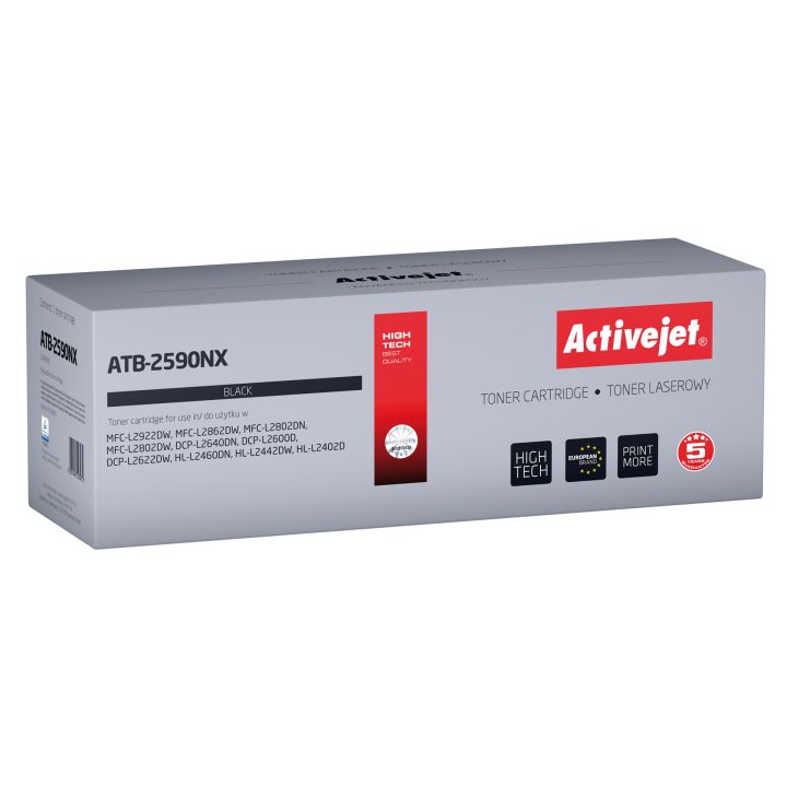 Activejet ATB-2590NX Toner per stampanti Brother sostitutivo Brother TN2590XL Supreme 3000 pagine nero)