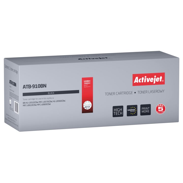 Activejet ATB-910BN toner (sostituzione Brother TN-910BK Supreme 9000 pagine nero)