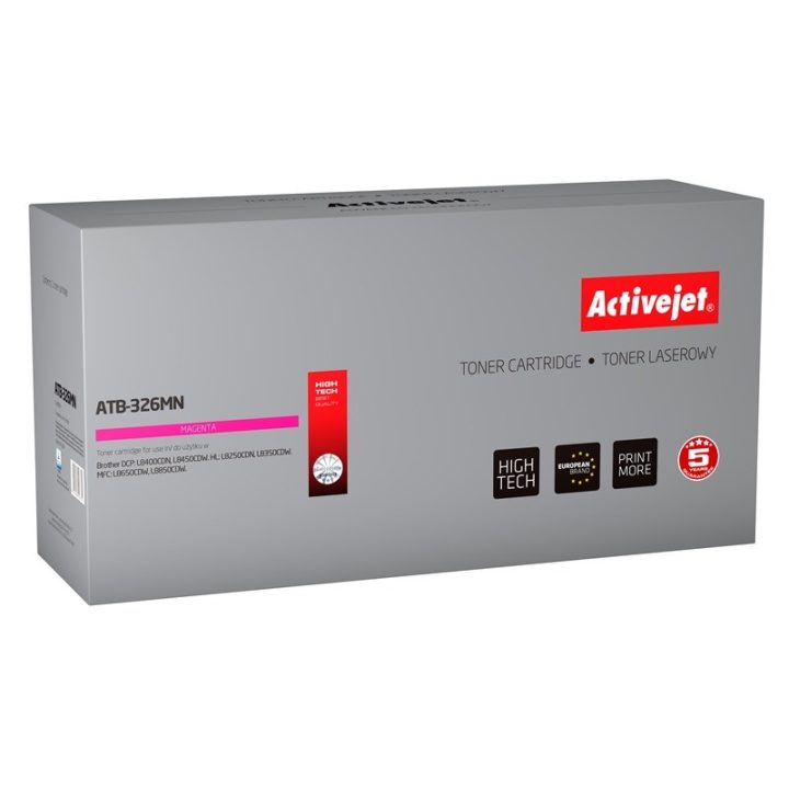 Activejet ATB-326MN Toner (sostituzione per Brother TN-326M Supreme 3500 pagine magenta)
