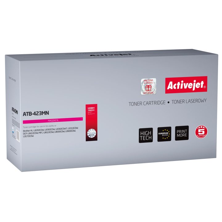 Activejet ATB-423MN Toner (sostituzione per Brother TN-423M Supreme 4000 pagine magenta)