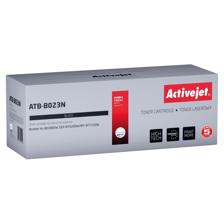 Activejet ATB-B023N Toner (sostituzione per Brother TN-B023 Supreme 2000 pagine nero)