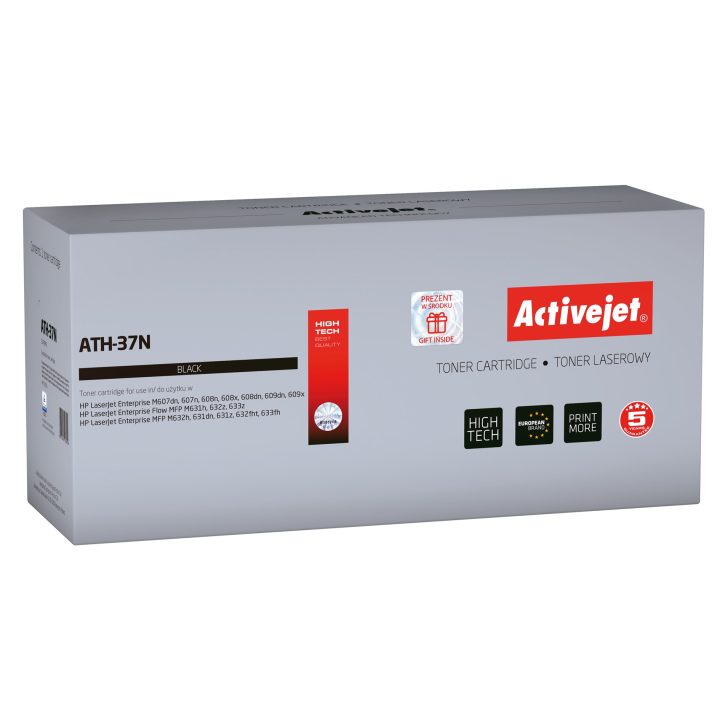 Activejet ATH-37N toner (sostitutivo per HP 37A CF237A Supreme 11000 pagine nero)
