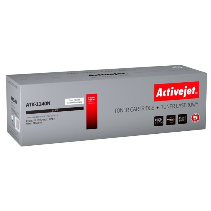Activejet ATK-1140N Toner (sostituzione per Kyocera TK-1140 Supreme 7200 pagine nero)