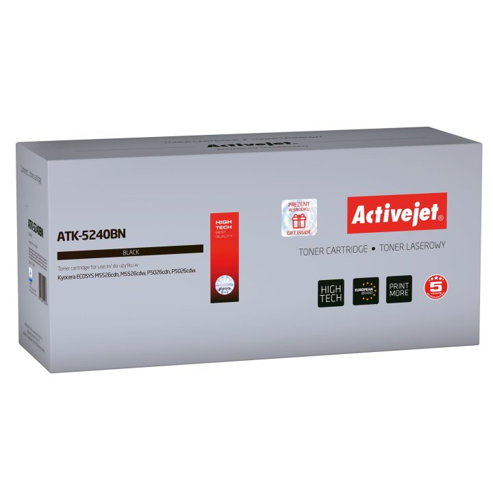 Activejet ATK-5240BN Toner (sostituzione per Kyocera TK-5240K Supreme 4000 pagine nero)