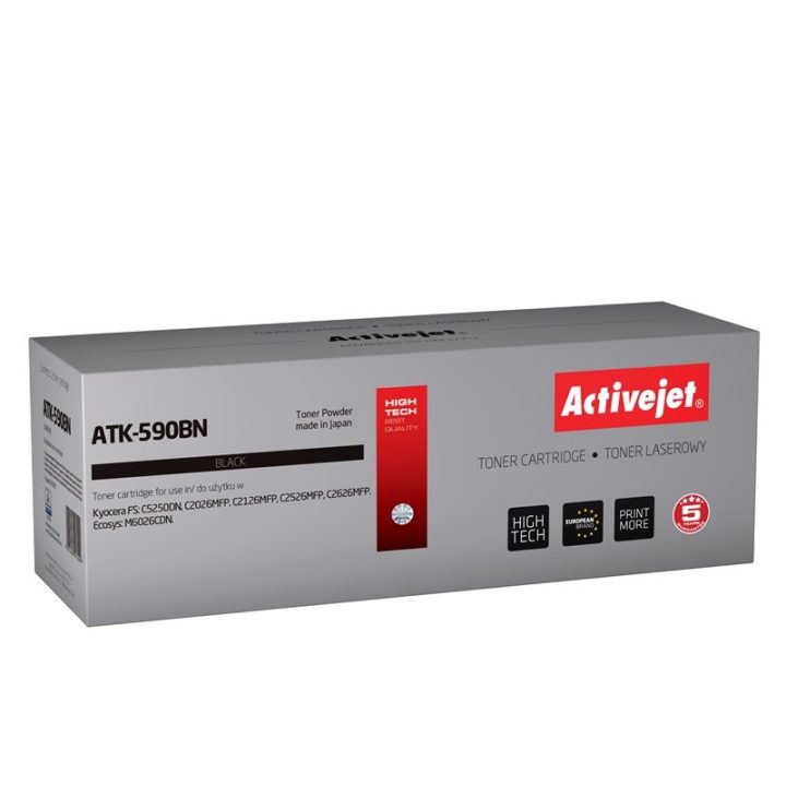 Activejet ATK-590BN Toner (sostituzione per Kyocera TK-590BK Supreme 7000 pagine nero)