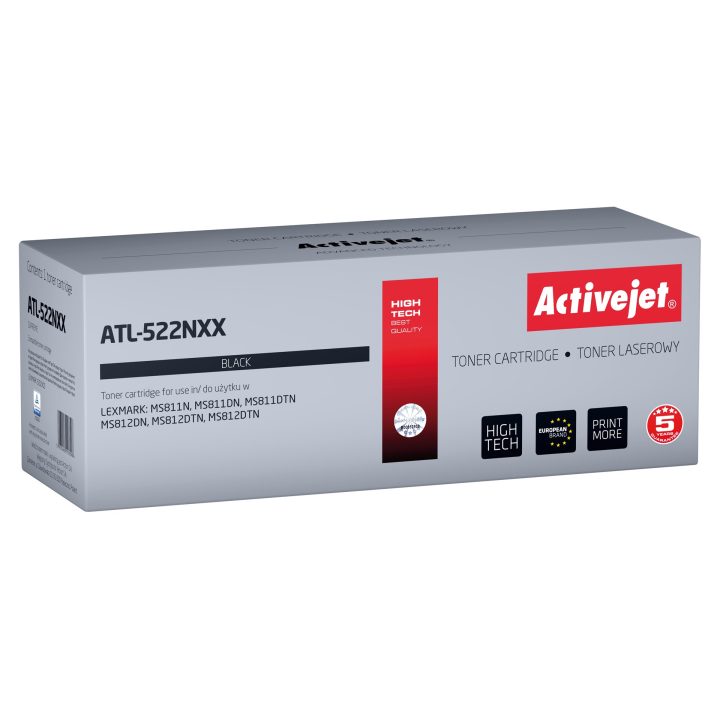 Activejet ATL-522NXX toner (compatibile con Lexmark 52D2X00 (522X) Supreme 45000 pagine nero)