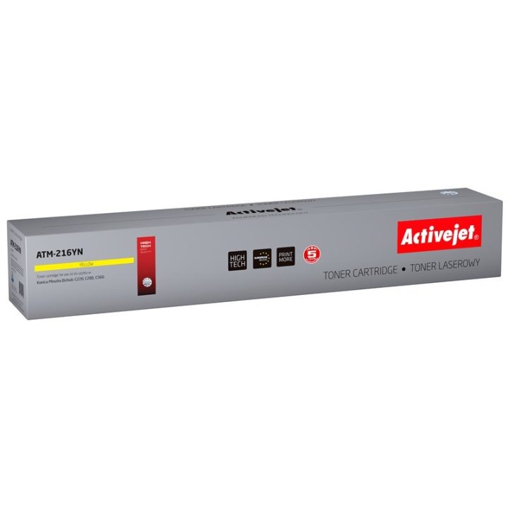 Activejet ATM-216YN toner per stampante Konica Minolta sostituzione Konica Minolta TN216Y Supreme 26000 pagine giallo