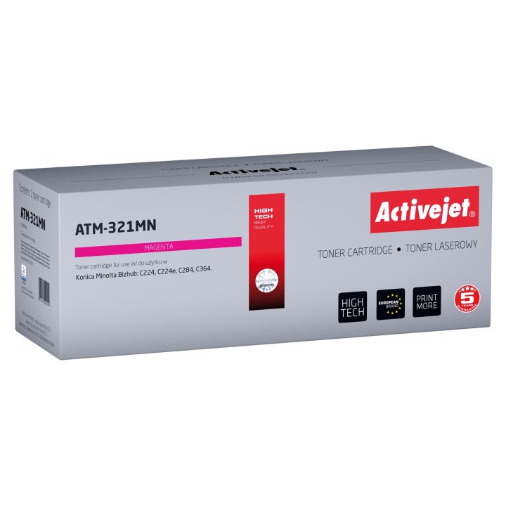 Activejet ATM-321MN Toner (sostituzione per Konica Minolta TN321M Supreme 25000 pagine magenta)