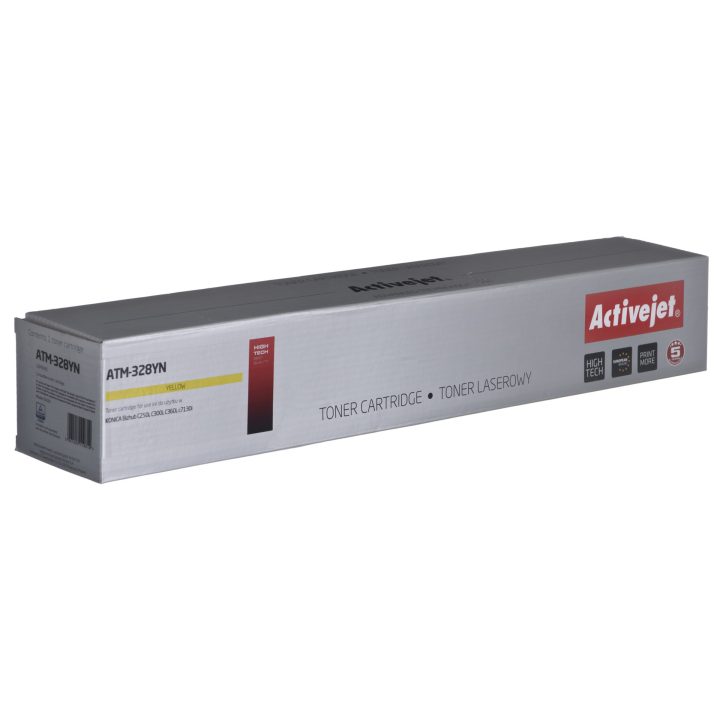 Activejet ATM-328YN Toner (ricambio per Konica Minolta TN328Y Supreme 28.000 pagine giallo)