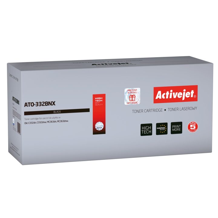 Activejet ATO-332BNX toner (sostituzione per OKI 46508712 Supreme 3500 pagine nero)