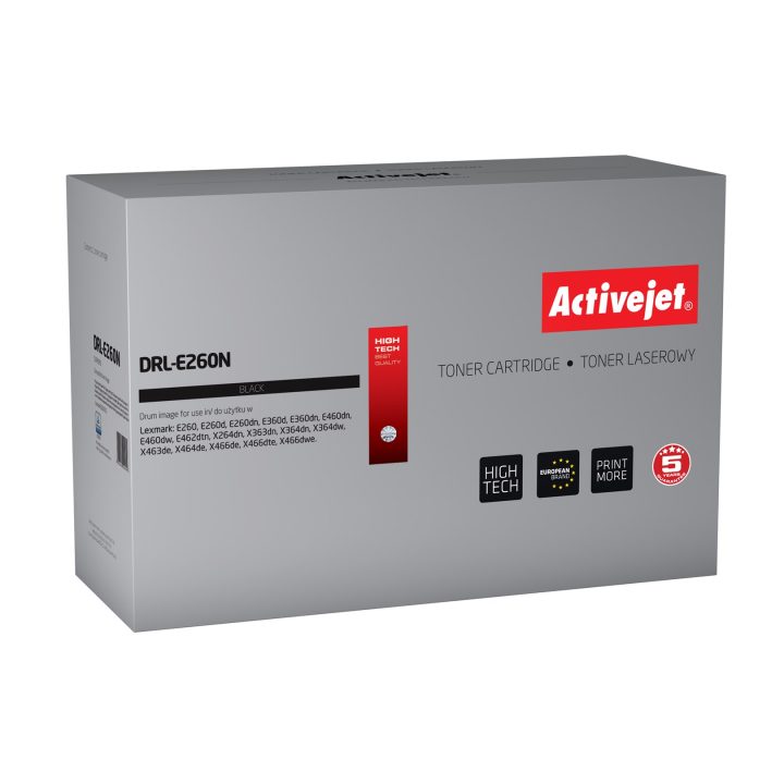 Activejet DRL-E260N drum (sostituzione Lexmark E260X22G Supreme 30000 pagine nero)