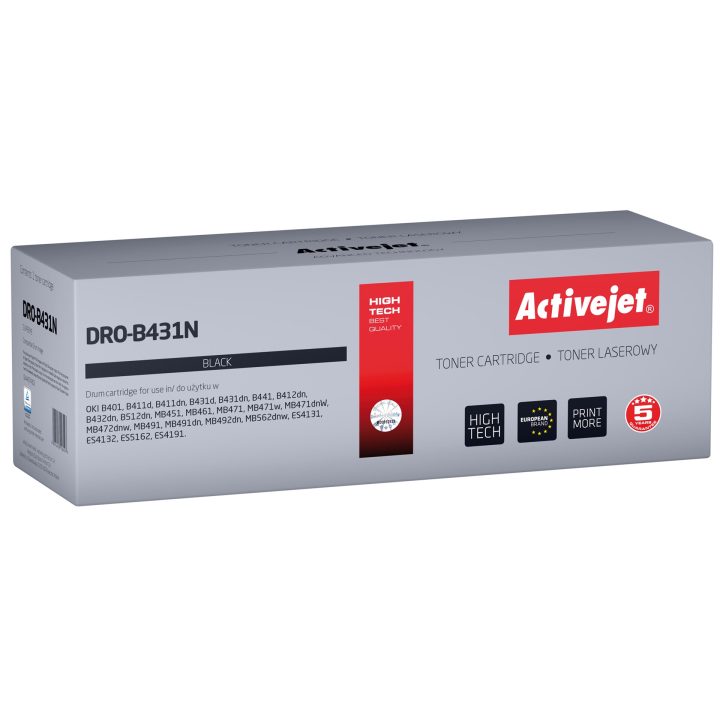 Activejet DRO-B431N Drum (sostituzione per OKI 44574302 Supreme 25000 pagine nero)