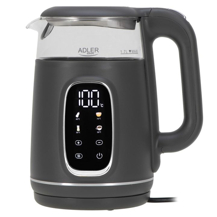 ADLER AD 1305 bollitore elettrico grigio argento