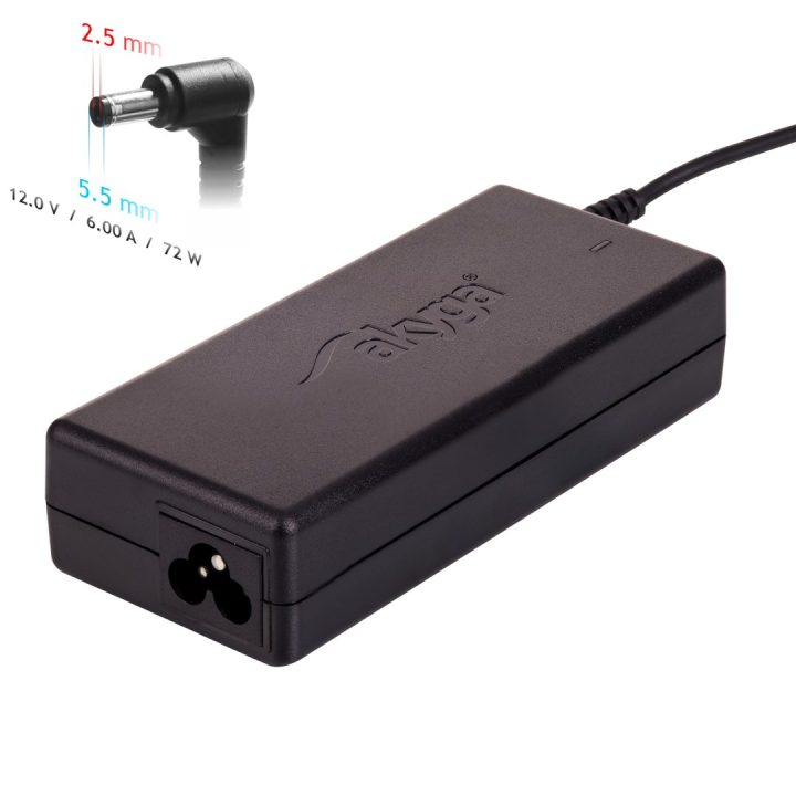 Akyga AK-ND-28 alimentatore/invertitore da interno 72 W nero