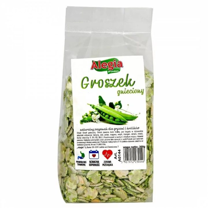 ALEGIA Crushed piselli - snack per roditori e conigli - 300g