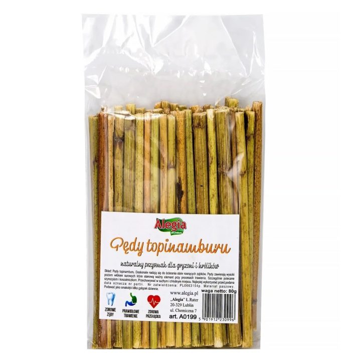 ALEGIA germogli di topinambur - snack per roditori e conigli - 80g