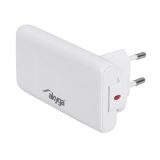 Akyga USB Ladegerät 65 W USB-C® Bianco Cuffie Telefono mobile Auricolare Netbook Laptop Smartphone Power bank Altoparlante porta