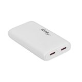 Akyga USB Ladegerät 65 W USB-C® Bianco Cuffie Telefono mobile Auricolare Netbook Laptop Smartphone Power bank Altoparlante porta