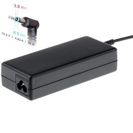 Akyga alimentatore per notebook AK-ND-26 19.5V/4.62A 90W 4.5x3.0 mm + pin HP alimentatore/invertitore da interno nero