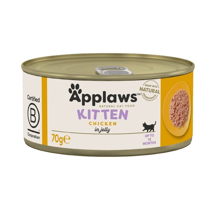 APPLAWS Kitten Pollo in gelatina - cibo umido per gatti - 70g