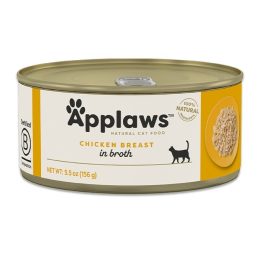 APPLAWS Petto di pollo in brodo - cibo umido per gatti - 156g