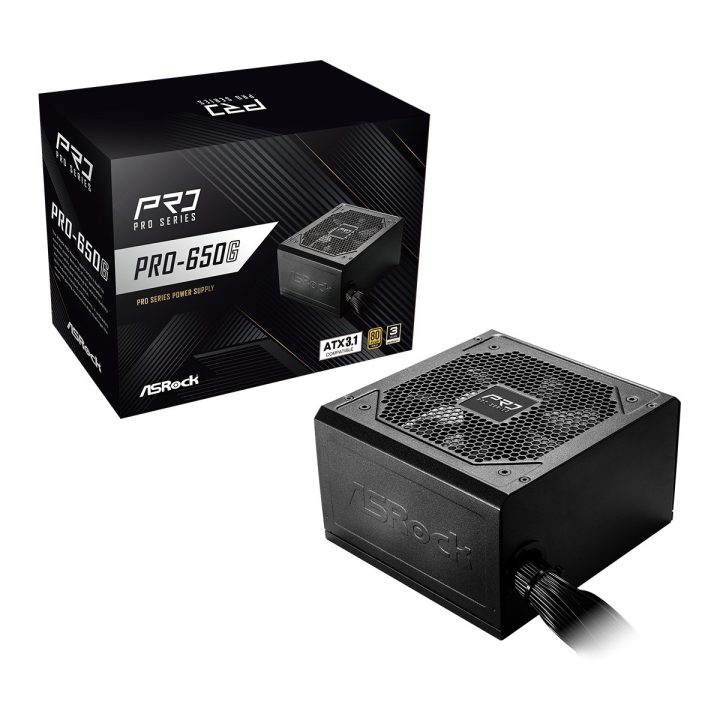 ASRock PRO-650G 650W 80 PLUS alimentatore Gold