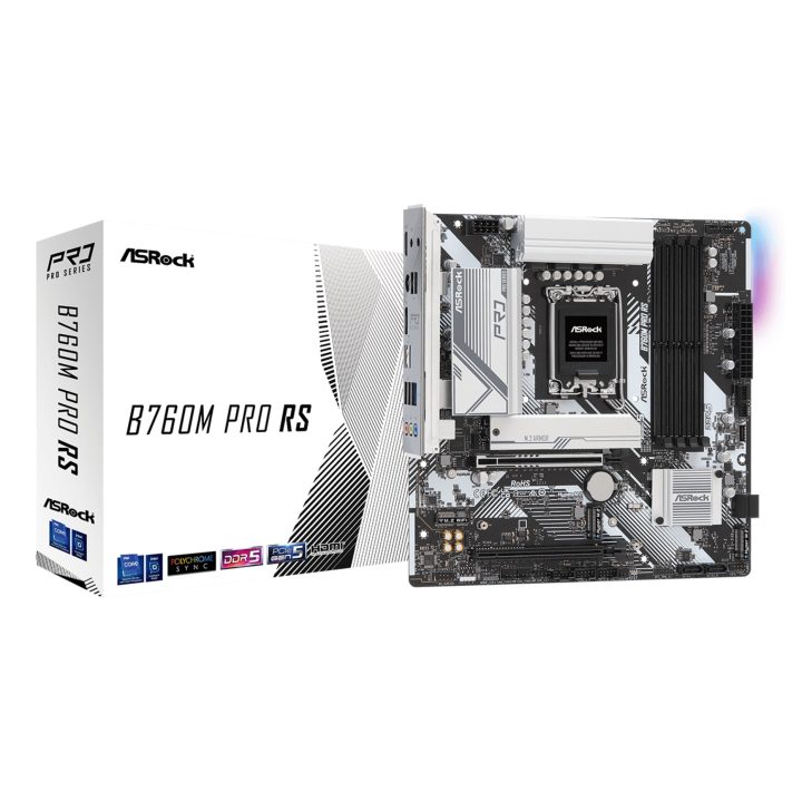 Asrock B760M Pro RS Intel B760 LGA 1700 micro ATX